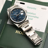 Rolex DateJust 16200 Stainless Steel Blue Dial Second Hand Watch Collectors 7