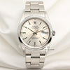 Rolex DateJust 16200 Stainless Steel Silver Dial Second Hand Watch Collectors 1