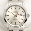 Rolex DateJust 16200 Stainless Steel Silver Dial Second Hand Watch Collectors 2