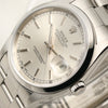Rolex DateJust 16200 Stainless Steel Silver Dial Second Hand Watch Collectors 4