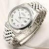 Rolex DateJust 16220 Engine Turned Bezel Stainless Steel Second Hand Watch Collectors 3