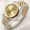 Rolex DateJust 16233 Steel & Gold Champagne Diamond Dial Second Hand Watch Collectors 3