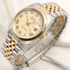 Rolex DateJust 16233 Steel & Gold Cream Dial Second Hand Watch Collectors 3