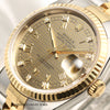 Rolex DateJust 16233 Steel & Gold Diamond Dial Second Hand Watch Collectors 5