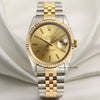 Rolex DateJust 16233 Steel & Gold Second Hand Watch Collectors 1
