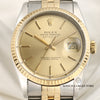 Rolex DateJust 16233 Steel & Gold Second Hand Watch Collectors 2