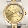 Rolex DateJust 16233 Steel & Gold Second Hand Watch Collectors 2