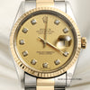 Rolex DateJust 16233 Steel & Gold Second Hand Watch Collectors 2