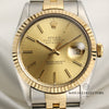 Rolex DateJust 16233 Steel & Gold Second Hand Watch Collectors 2