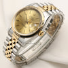 Rolex DateJust 16233 Steel & Gold Second Hand Watch Collectors 3