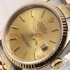 Rolex DateJust 16233 Steel & Gold Second Hand Watch Collectors 4