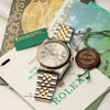 Rolex DateJust 16233 Steel & Gold Silver Dial Second Hand Watch Collectors 8