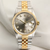 Rolex DateJust 16233 Steel & Gold Silver Diamond Dial Second Hand Watch Collectors 1