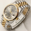 Rolex DateJust 16233 Steel & Gold Silver Diamond Dial Second Hand Watch Collectors 3