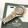 Rolex DateJust 16233 Steel & Gold Silver Diamond Dial Second Hand Watch Collectors 7