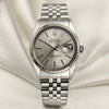 Rolex-DateJust-16234-Stainless-Steel-18K-White-Gold-Bezel-Second-Hand-Watch-Collectors-1