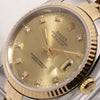 Rolex DateJust 16623 Steel & Gold Champagne Diamond Dial R98 Second Hand Watch Collectors 4