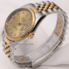Rolex-DateJust-16623-Steel-Gold-Champagne-Diamond-Dial-X82-Second-Hand-Watch-Collectors-3