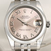 Rolex DateJust 178240 Stainless Steel Jubilee Pink Dial Second Hand Watch Collectors 2