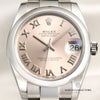 Rolex DateJust 178240 Stainless Steel Oyster Pink Dial Second Hand Watch Collectors 2