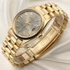 Rolex DateJust 18K Yellow Gold President Second Hand Watch Collectors 3