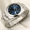 Rolex DateJust 41 126300 Stainless Steel Blue Dial Second Hand Watch Collectors 3