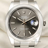 Rolex DateJust 41 126300 Stainless Steel Rhodium Dial Second Hand Watch Collectors 2