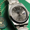 Rolex DateJust 41 126300 Stainless Steel Rhodium Dial Second Hand Watch Collectors 5