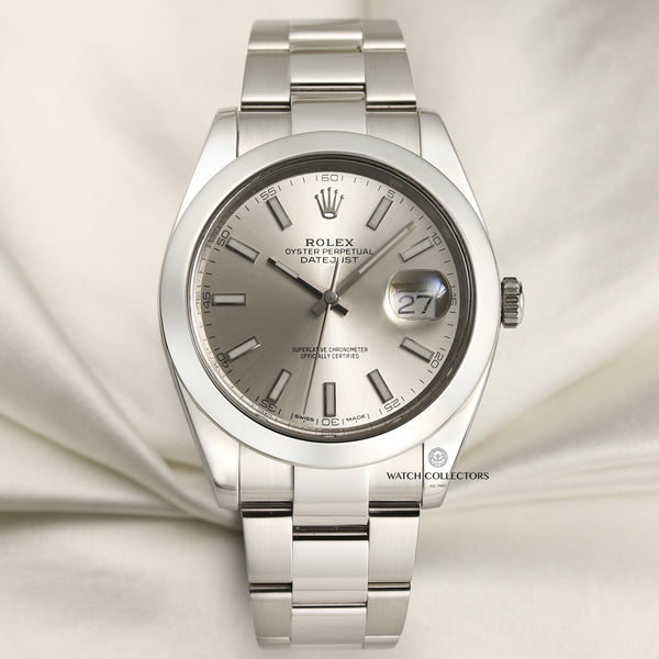 Rolex DateJust 41 126300 Stainless Steel Second Hand Watch Collectors 1