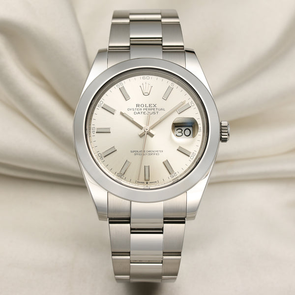 Rolex DateJust 41 126300 Stainless Steel Second hand Watch Collectors 1