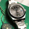 Rolex DateJust 41 126300 Stainless Steel Silver Dial Second Hand Watch Collectors 5