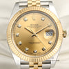 Rolex DateJust 41 126333 Steel & Gold Second Hand Watch Collectors 2