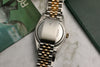 Rolex DateJust Acrylic Glass Steel & Gold Second Hand Watch Collectors 5