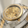 Rolex DateJust II 116333 Steel & Gold Diamond Champagne Dial Second Hand Watch Collectors 4