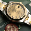 Rolex DateJust II 116333 Steel & Gold Diamond Champagne Dial Second Hand Watch Collectors 5