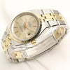 Rolex DateJust OysterQuartz Steel & Gold Second Hand Watch Collectors 3