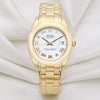 Rolex DateJust PearlMaster 18K Yellow Gold Second Hand Watch Collectors 1