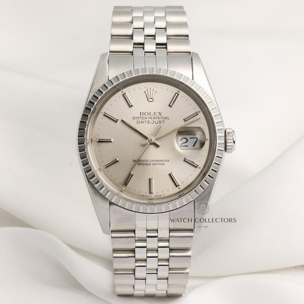 Rolex-DateJust-Stainless-Steel-Second-Hand-Watch-Collectors-1