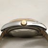 Rolex DateJust Steel & Gold Jubilee Black Dial Second Hand Watch Collectors 6