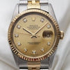 Rolex DateJust Steel & Gold Second Hand Watch Collectors 2