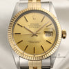 Rolex DateJust Steel & Gold Second Hand Watch Collectors 2