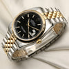 Rolex DateJust Steel & Gold Second Hand Watch Collectors 3