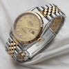 Rolex DateJust Steel & Gold Second Hand Watch Collectors 3