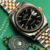 Rolex DateJust Steel & Gold Second Hand Watch Collectors 5