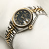 Rolex DateJust Steel & Gold Stone Dial Second Hand Watch Collectors 3