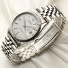 Rolex DateJust White Dial Stainless Steel Second hand Watch Collectors 3
