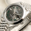 Rolex Datejust 41 126300 Wimbledon Stainless Steel Second Hand Watch Collectors 4