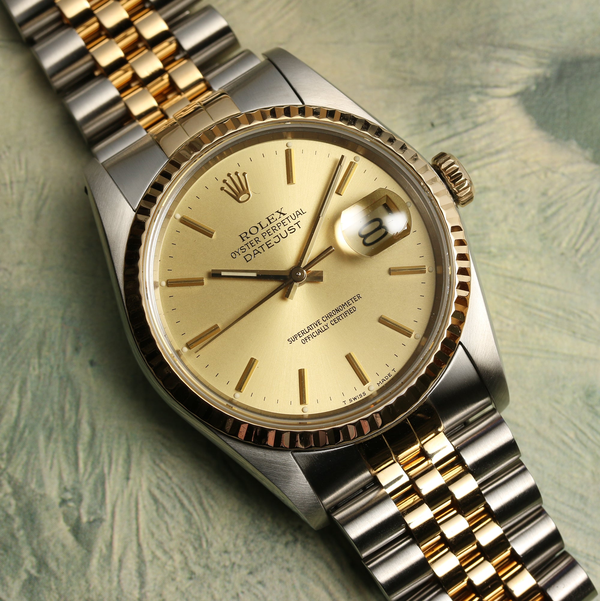 Rolex Datejust Steel & Gold Second Hand Watch Collectors 2