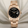 Rolex-Day-Date-118205-18K-Rose-Gold-Second-Hand-Watch-Collectors-1