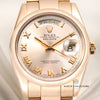 Rolex Day-Date 118205 18K Rose Gold Second Hand Watch Collectors 2 - Copy